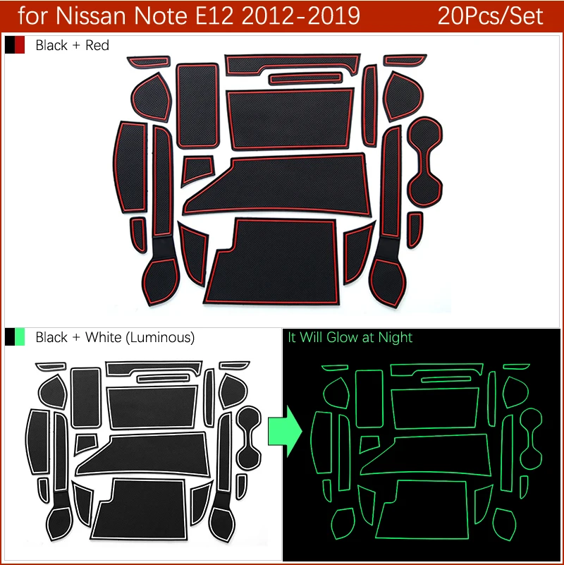 Противоскользящий коврик для телефона Gate Игровые Коврики для Nissan Note E12 2012~ автомобильные аксессуары наклейки Versa 2013