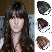 Xuanguang franja falsa franja клип на franja preto marrom loira para adulto feminino Liuhai