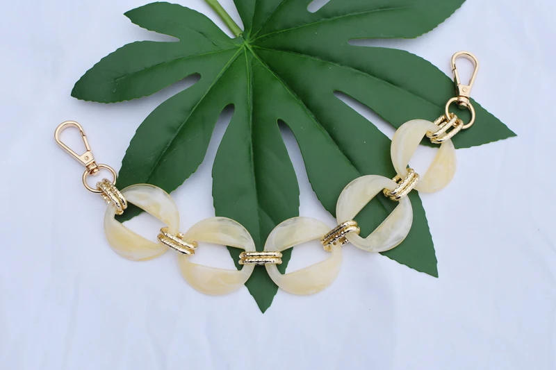 jade gold clasp MM FOND новая Круглая Форма Смола сумка ремень прозрачный дизайн Элегантная Дамская сумка на плечо ремень Горячая Распродажа легко подходящие сумки ремни горячая распродажа - Цвет: jade gold clasp