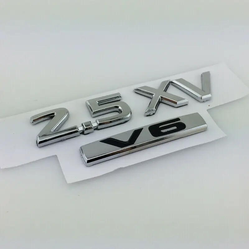 

Chrome ABS 2.5 XL V6 Car Trunk Rear VIP Emblem Badge Decal Stickers