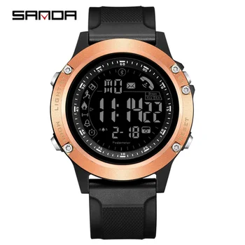 

SANDA Fashion Smart Watch Multi-function Waterproof Electronic Clock Health Monitor Intelligent Reminder for IOS Android 5010