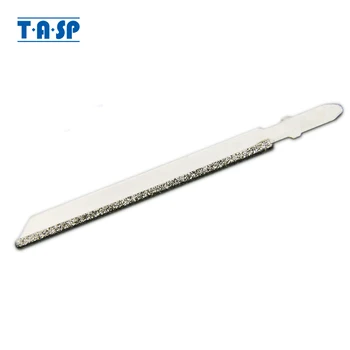 

TASP 100mm 4" Inch Diamond Coated Jig Saw Blades for Granite Ceramic & Tile Cutting with T-shank Grit 50