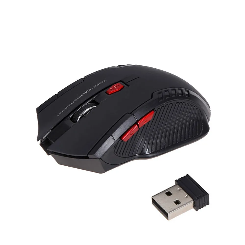 2,4 ГГц 1600 dpi Беспроводная оптическая мышь USB прокрутка мыши для планшета ноутбука компьютер весовой светильник 6 клавиш для Windows Mac ABS