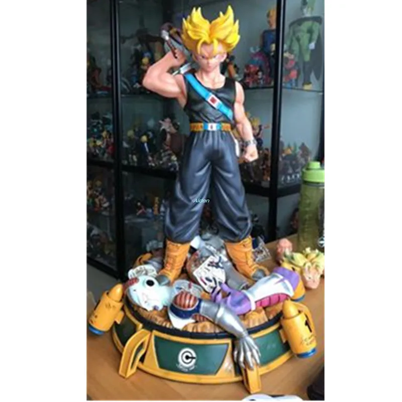 2" Dragon Ball Z статуя Супер Saiyan бюст Torankusu полноразмерные Портретные трусы Искусство ремесло GK модель игрушки коробка 50 см Z2604