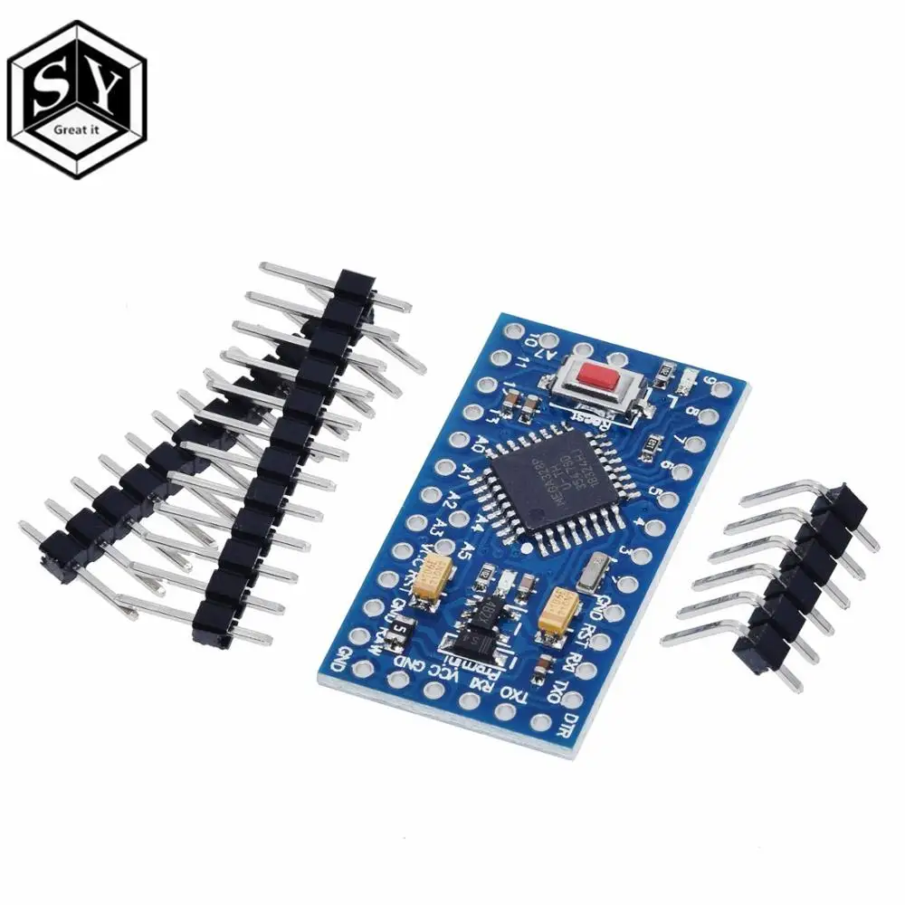 Отлично это 1 шт. с Загрузчиком Pro Mini ATMEGA328P 328 мини ATMEGA328 5 В/16 МГц для arduino - Цвет: Pro Mini 328P-AU 3V3