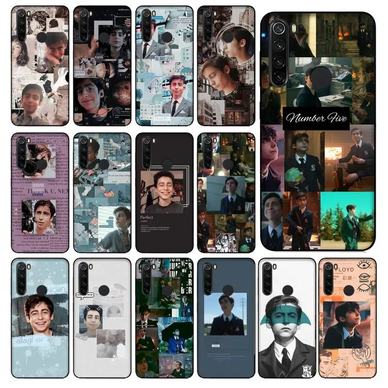 Чехол Yinuoda с зонтиком Академия Aidan Gallagher Number Five для телефона Xiaomi Redmi 5 5Plus 6 6A 4X 7 8 Note 5A