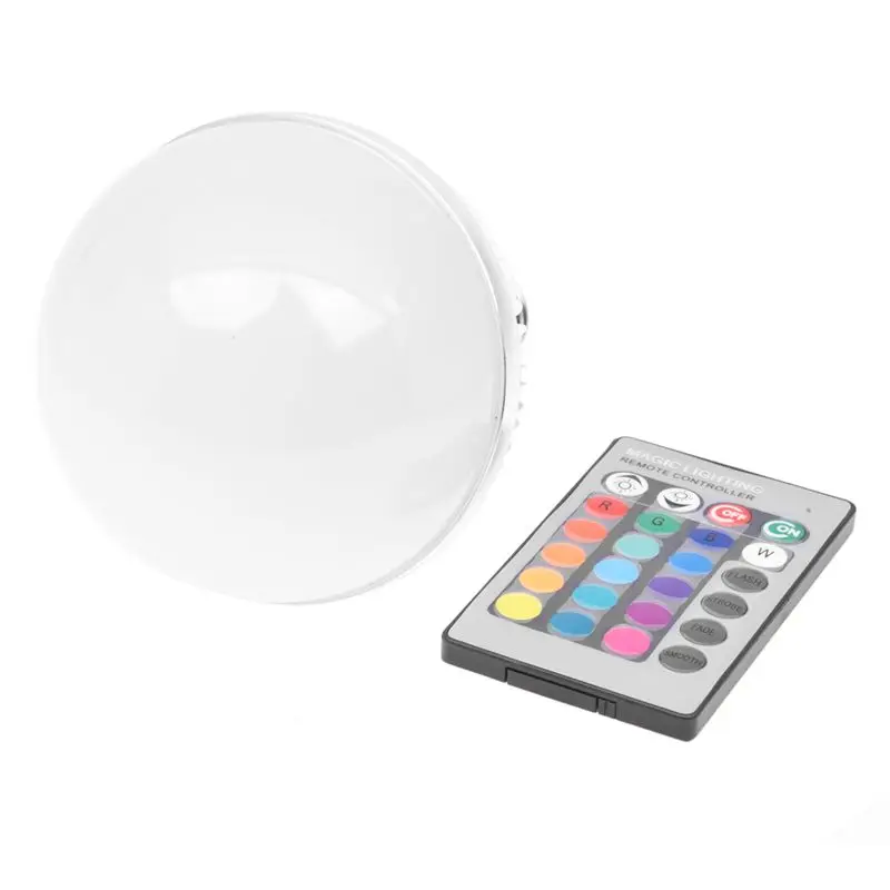 

Promotion! 10W E27 RGB LED Light Lamp Bulb Spotlight w/ Remote Control 85-265V