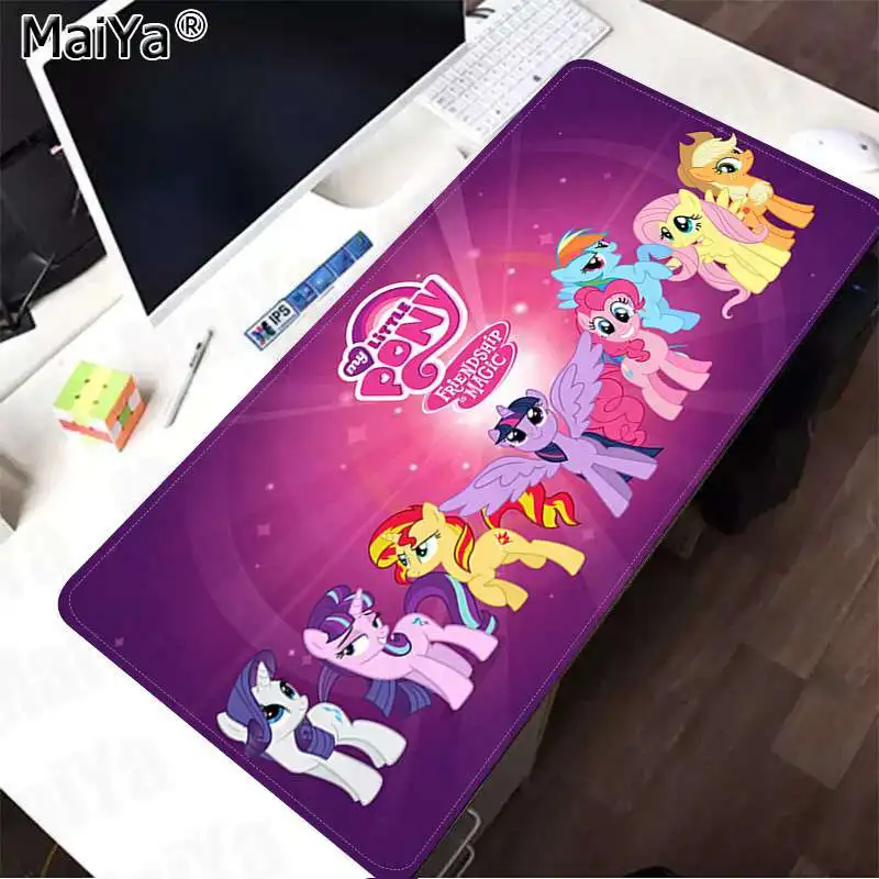 Maiya мой любимый мультфильм мой маленький пони Ноутбук игровой мыши коврик для мыши большой коврик для мыши клавиатуры коврик