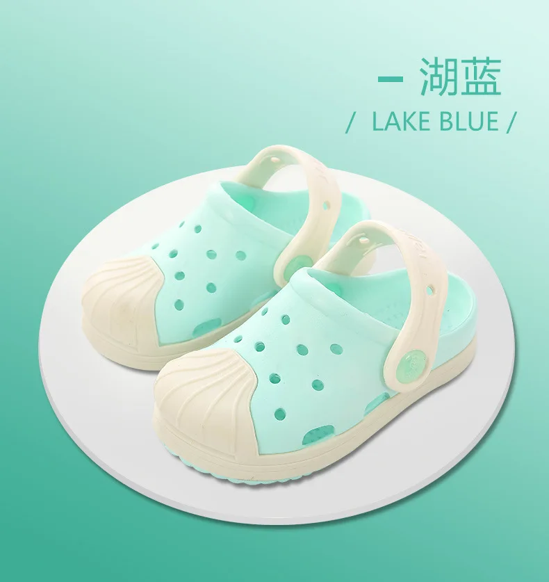 Baby Slippers Kids Boys and Girls Summer Fashion Children's Cartoon Cave Shoes Antiskid Infant Toddler Slippers Beach Flip Flops