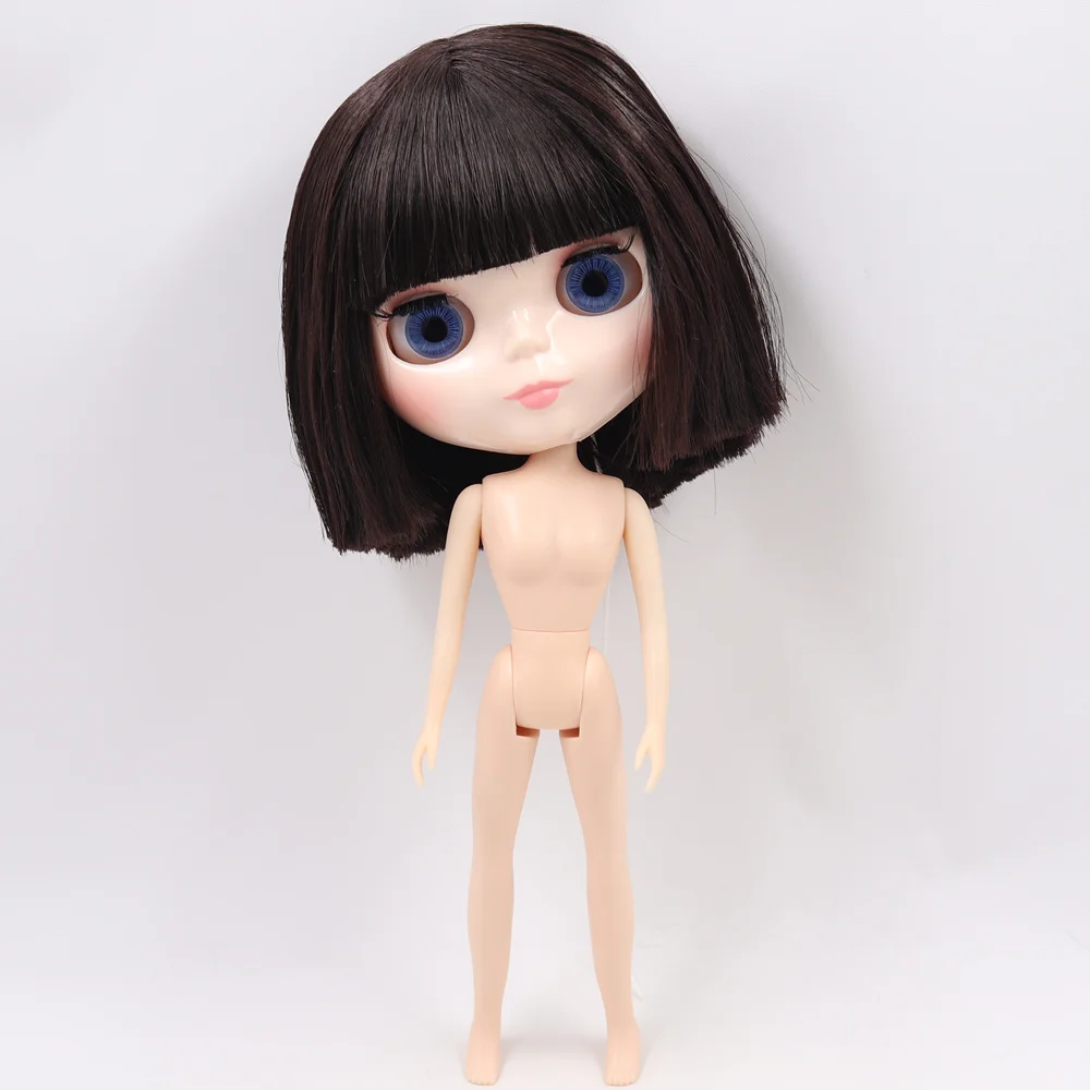 Ледяной обнаженный Blyth кукла Licca тело белая кожа и черная кожа с короткими волосами 1/6 BJD JERRYBERRY PULLIP