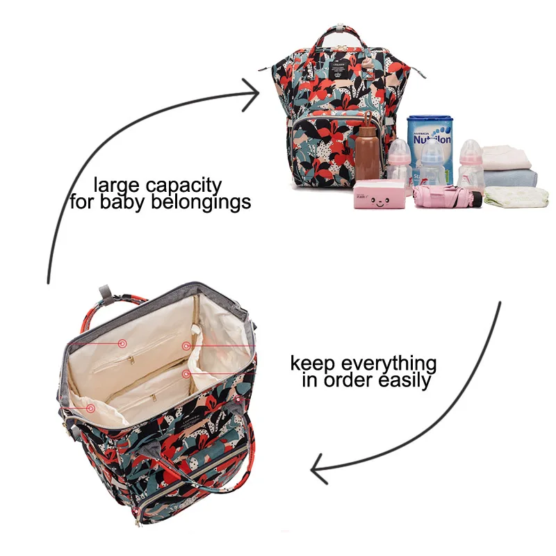 Lequeen Diaper Bag Large Capacity Mummy Backpack Ergonomic Baby Care Backpacks Ourdoor Travel Dry and Wet Infant Nappy Bag Lequeen Diaper Bag Large Capacity Mummy Backpack Ergonomic Baby Care Backpacks Ourdoor Travel Dry and Wet Infant Nappy Bag