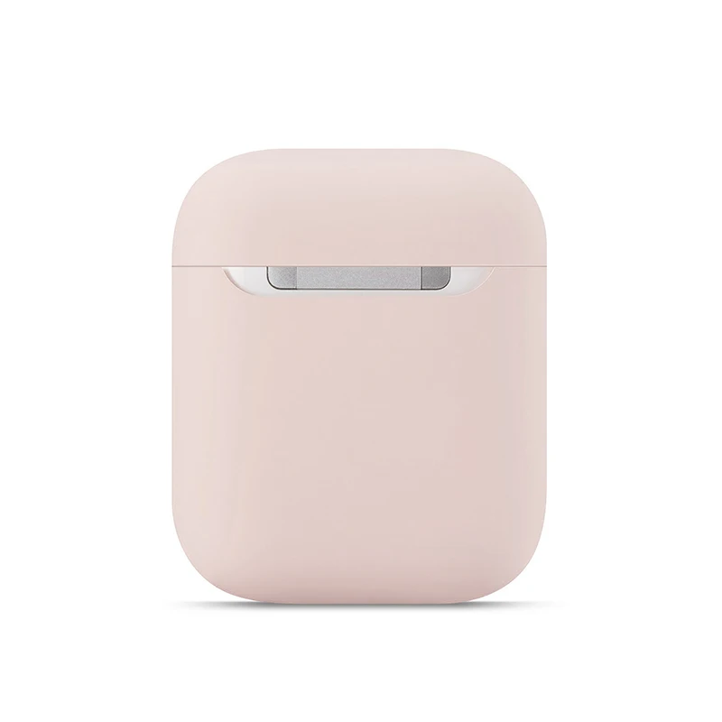 Ультратонкий протектор для наушников для Airpods чехол силиконовый Bluetooth наушники Защитный Чехол 17 цветов для Air pods аксессуары