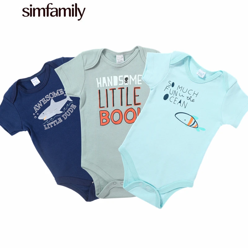 [Simfamily] 3 предмета, хлопок, комбинезоны для новорожденных 0-12 месяцев, одежда для маленьких девочек, комбинезон для маленьких мальчиков и девочек, одежда, Roupa de bebe - Цвет: set5
