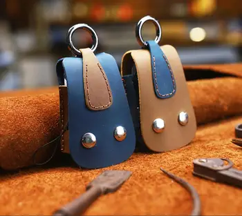 

Car Handmade Genuine Leather Key Case Box For Audi A1 A3 A4 A5 A6 A7 A8 B6 B7 B8 Q3 Q5 Q7 Q8 C8 8S B9 R8 C5 TT Keychain Cover