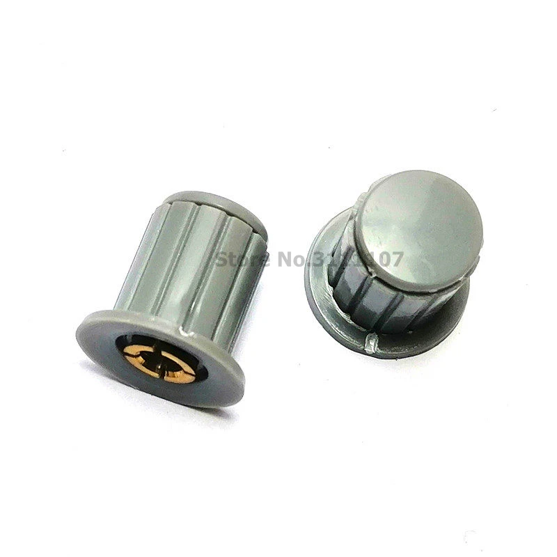 10PCS Gray knob button cap is suitable for high quality WXD3-13-2W WXD3-12 WH5-1A WX14-12 turn around special potentiometer knob 10pcs wirewound potentiometer wx14 12 3w 100ω 470ω 1k 2k2 3k3 4k7 10k 22k