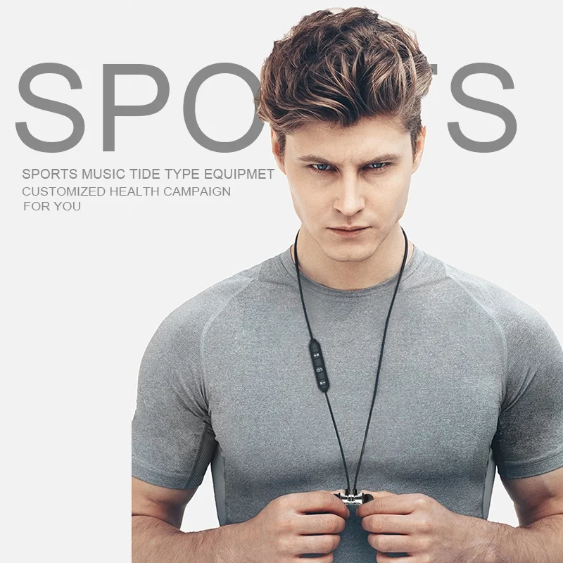 Waterproof sport Bluetooth Earphone Magnetic earphone XT-11 Wireless Sports Bass with Mic / Wireless Bluetooth Earphone M9