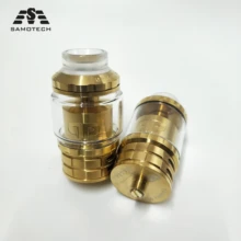 NEW QP Designs Fatality M25 RTA tank 25mm Diameter 5.5ml capacity dual single coil Rebuildable RTA 810 Drip Tip top filling tank hot eleaf oppo rta atomizer tank top filling 2ml capacity bottom airflow control rebuildable and detachable tank vs ammit rta
