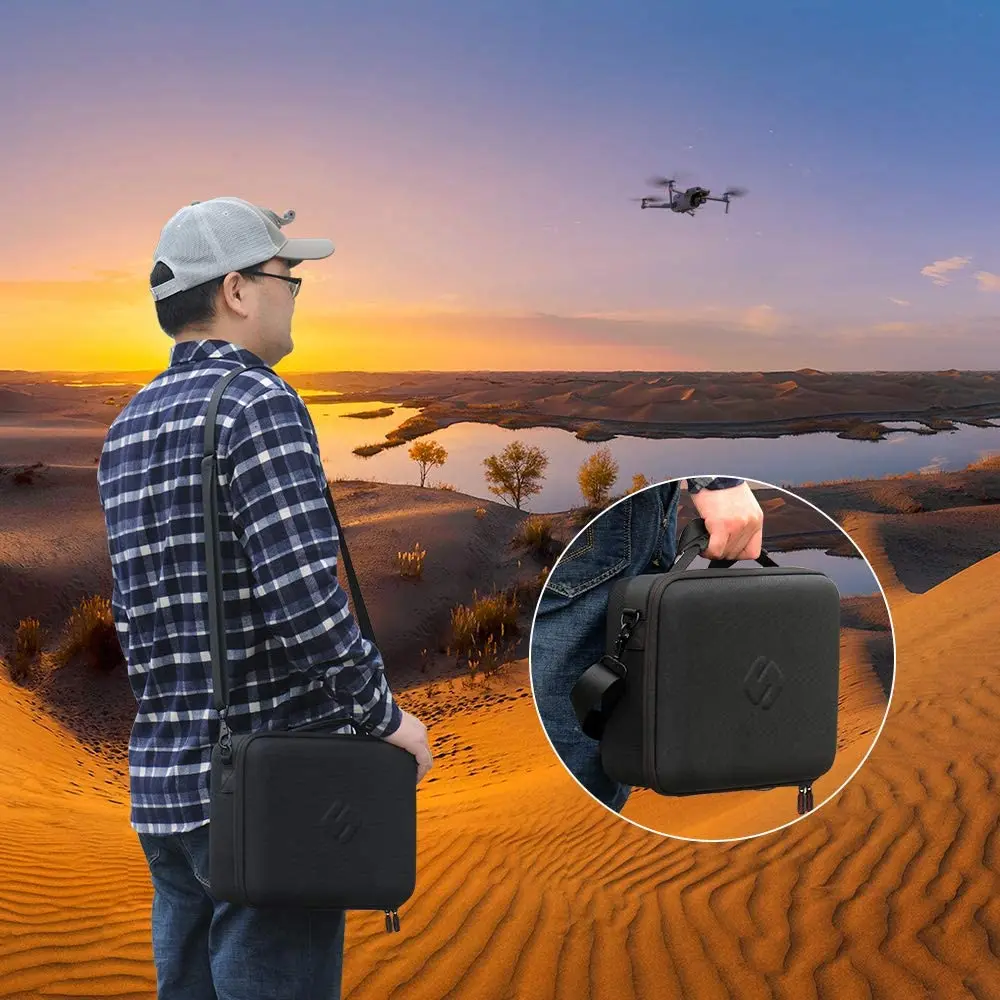 Портативная сумка для хранения Smatree жесткий чехол с плечевым ремнем DJI Mavic Air 2 и
