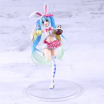

Hatsune Miku Rabbit Ear Ver. PVC Figure Collectible Model Toy