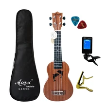 21 дюймов полный набор студенческий цвет ukelele заводская цена красное дерево сопрано Гавайские гитары укулеле
