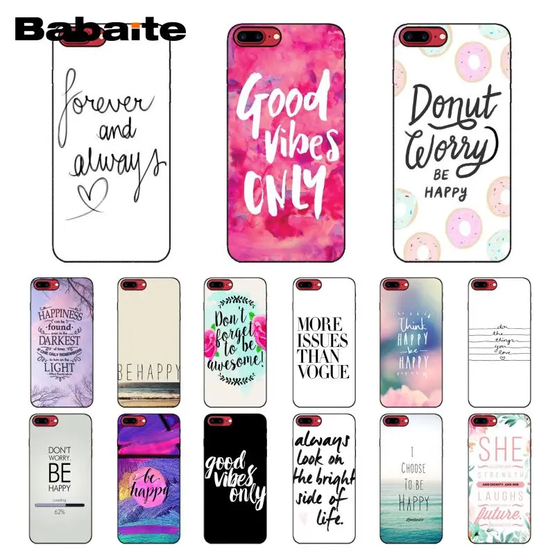 Чехол для телефона с надписью Good Vibes Only Love iPhone XR 11 Pro MaxXS MAX 8 7 6 6S Plus X 5 5S SE 12 mini 12ProMax |