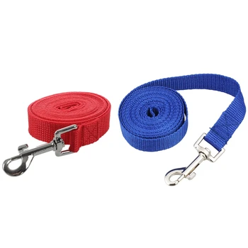 

2Pcs Tracking Leash Towline Leash Leash Leash Training Leash Dog Leash Color: Blue/Red Length: 3Meter