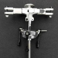 Alzrc Devil 450 Helicopter Parts DFC/SDC Main Rotor Head Upgrade Set -Silver D45F0A