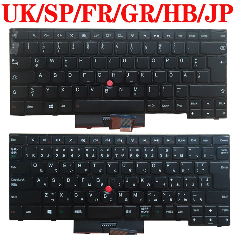 Клавиатура для ноутбука Lenovo ThinkPad E430 E430C S430 E330 E335 E435 E445 04W2557 черная без подсветки