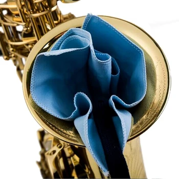 

New Saxophone Cleaning Tool KitCleaning Cloth+Cork Grease+Brush+Thumb Rest+Reed Case
