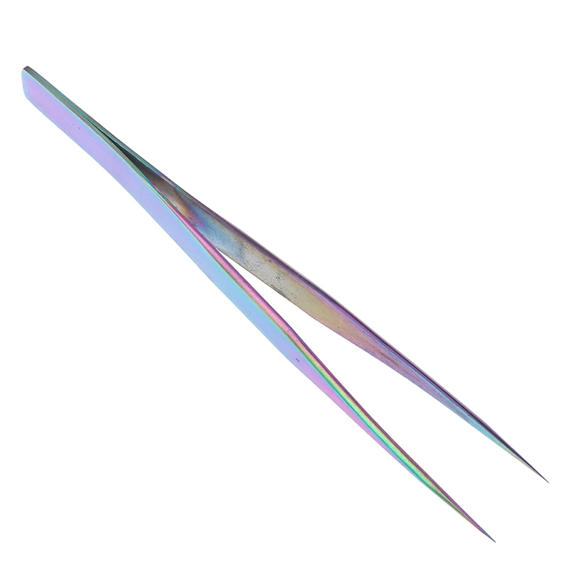 Practical New Precision Industrial Tweezers Anti-static Straight Tip Stainless Forceps Phone Repair Hand Tools