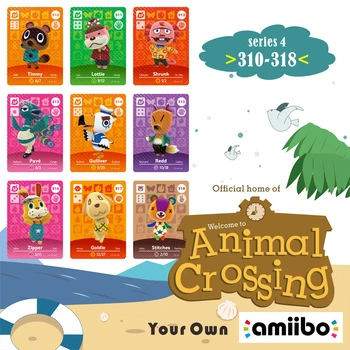 

310-318 Nintend Amibo Amiibo Animal Crossing Switch Stickers Card Nintendo Amiibo Nfc Animal Crossing Nfc Ntag215 Series 4