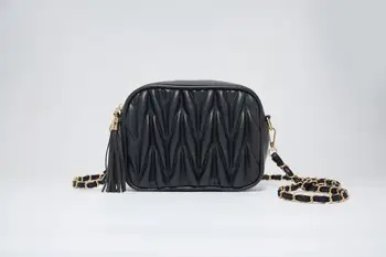 

Bag 2020 New Style Chain Square Sling Bag Shoulder Bag Tassels Spiraea Shoulder WOMEN'S Bag
