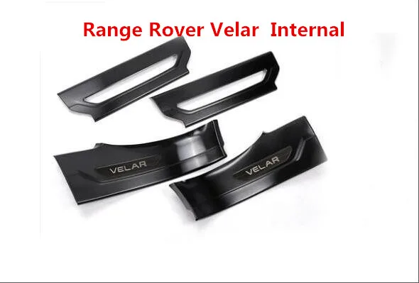 2 Применяется только для Land Rover Range Rover velar дверной порог Range Rover Vela Добро пожаловать педаль защита двери Модифицированная внутренняя отделка патч - Цвет: 2