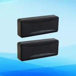 2 pces prático magnético preto borracha placa branca acessório papelaria escola para escritório da escola em casa