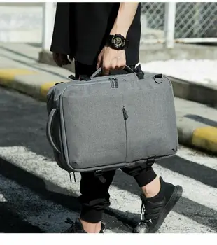 

Men's Business Travel Double Compartment Backpacks Multi-Layer With Unique New Large Capacity Of Outdoor Business Trip