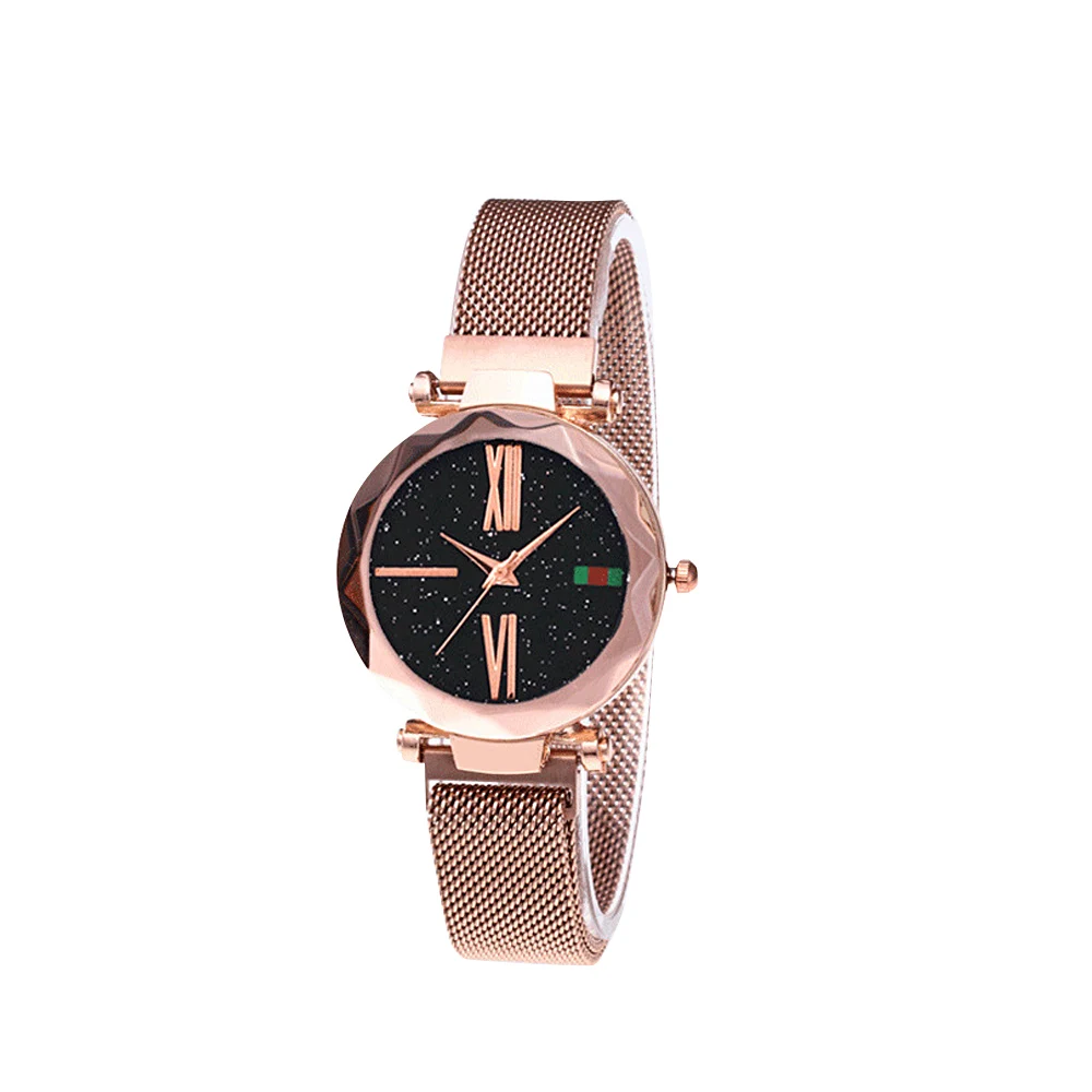 GT-0057, модные наручные часы, элегантные, роскошные, звездное небо, кварцевые часы, дамские, магнитный ремешок, ювелирное изделие, наручные часы для женщин и девушек