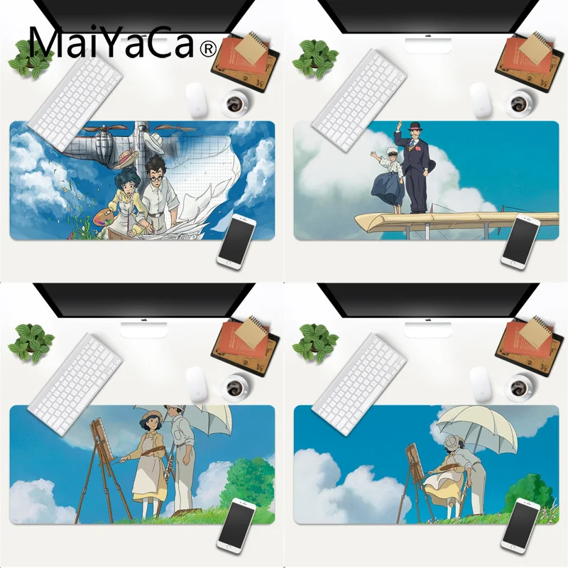 

MaiYaCa Funny The Wind Rises gamer play mats Mousepad Gaming Mouse Mat xl xxl 800x300mm for Lol world of warcraft
