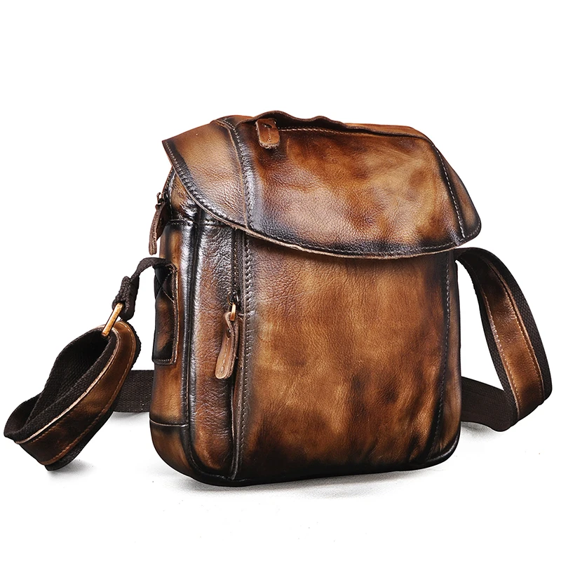 Talarurus Leather Messenger Bag