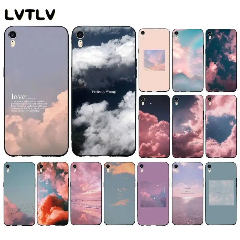 Чехол LVTLV Sweet sky pink Cloud Great art с принтом для iPhone 11 pro XS MAX 8 7 6 6S Plus X 5 5S SE XR|Бамперы| |