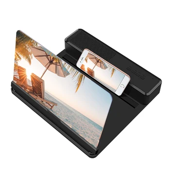 

26X 12 inch HD Cell Phone Screen Magnifier Amplifier with ABS housing Bluetooth Speaker Smartphone Screen Amplifier Enlarger