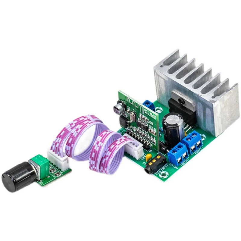 블루투스 호환 클래스 AB 앰프 보드, 스테레오 듀얼 채널 홈 시어터 AUX 앰프 DC9-18V, 50W + 50W TDA7377