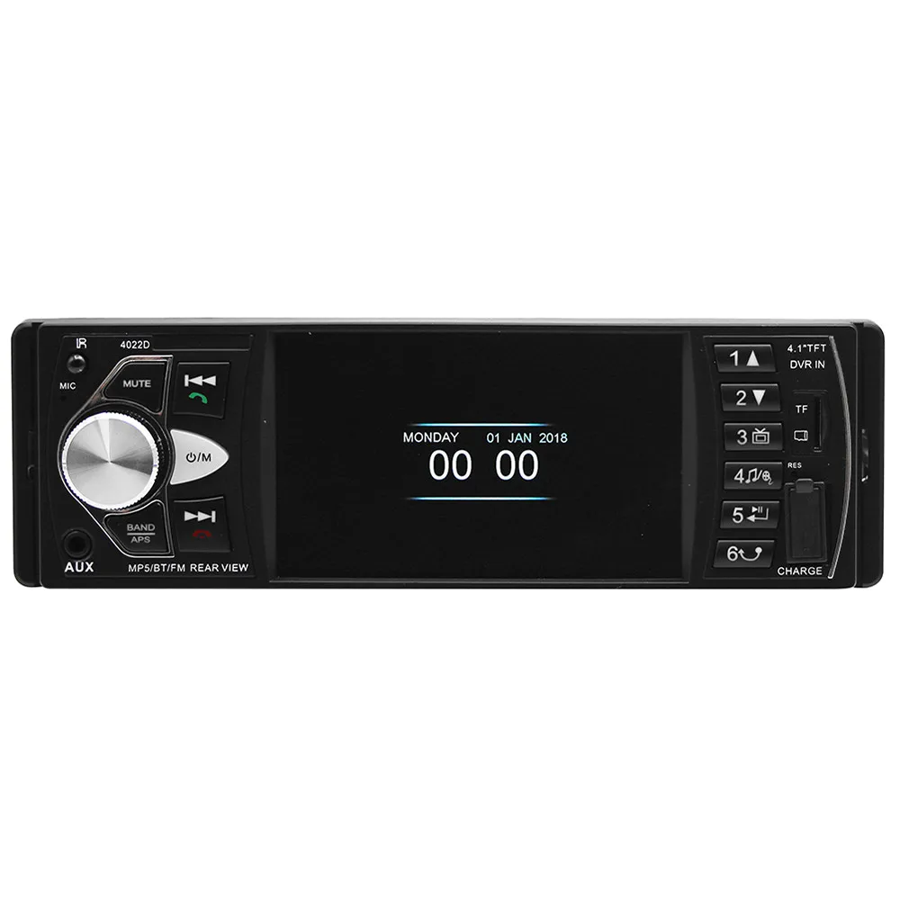 XIAOMI " 4022D автомобильное радио аудио стерео TF карта USB AUX FM Bluetooth радио станция MP3 плеер+ камера заднего вида пульт дистанционного управления