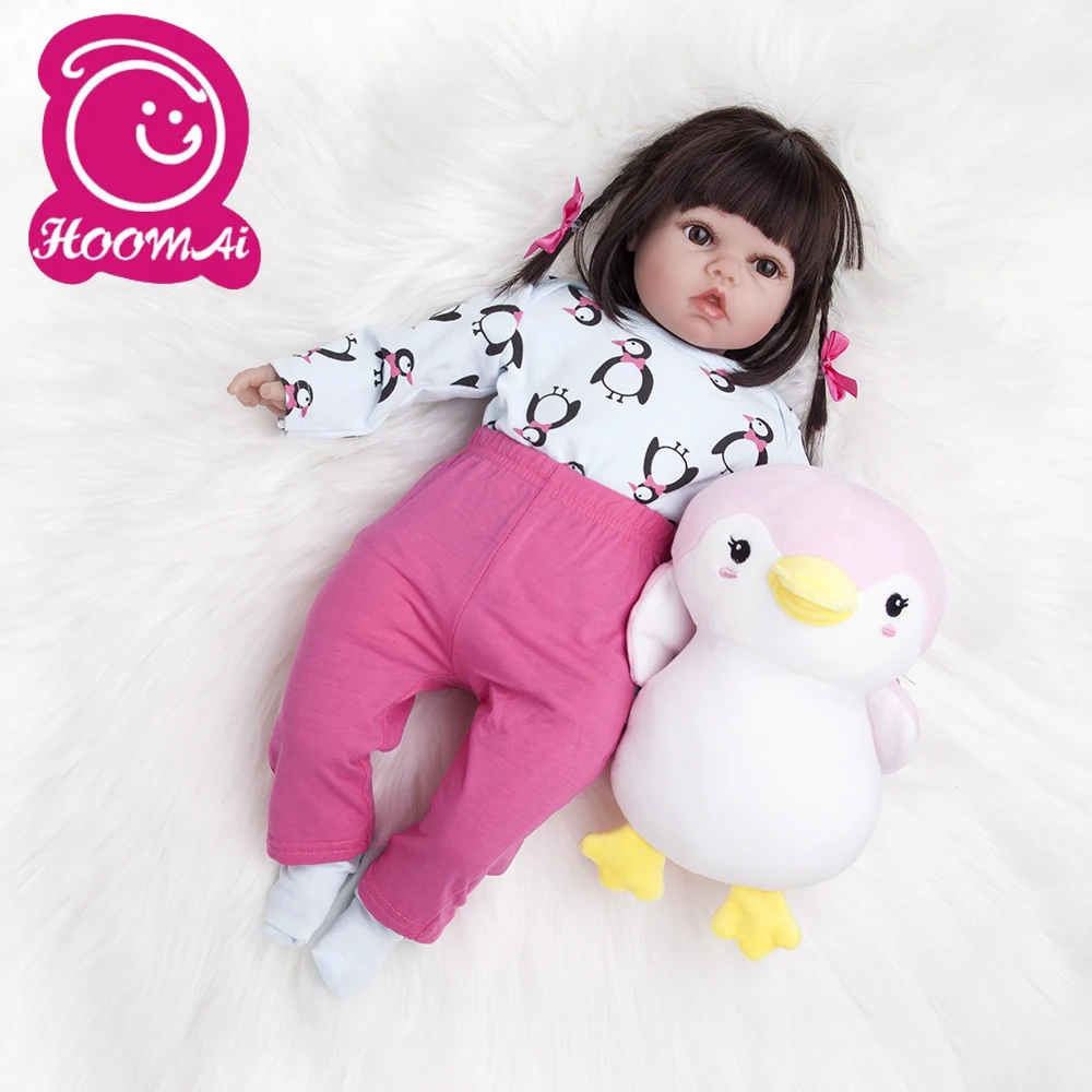 2" 55 см Reborn Baby Doll куклы реалистичные мягкие силиконовые настоящие мягкие сенсорные игрушки подарки для детей силиконовые куклы игрушки для девочек