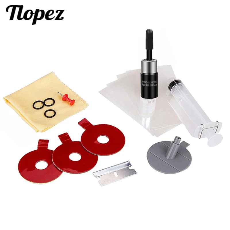 DIY Windshield Repair Kit Cracked Glass Repair Kit Quick Fix Auto Glass