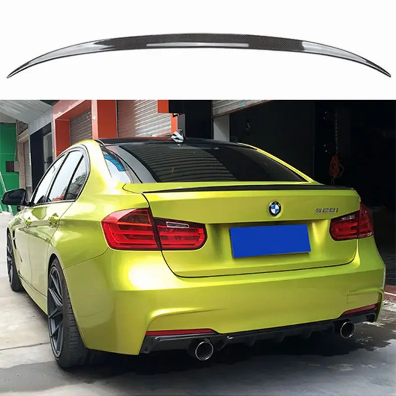 F30 Carbon Fiber Rear Trunk Spoiler Wing PSM Style For BMW F30 3 Series Saloon / F80 M3 2012 F30 Carbon Fiber Rear Trunk Spoiler Wing PSM Style For BMW F30 3 Series Saloon / F80 M3 2012