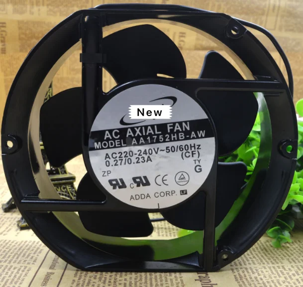 Для ADDA AA1752HB-AT AC 220-240V 0 27/0.23A 50/60 Гц 172x172x51 Сервер вентилятор охлаждения | Электроника