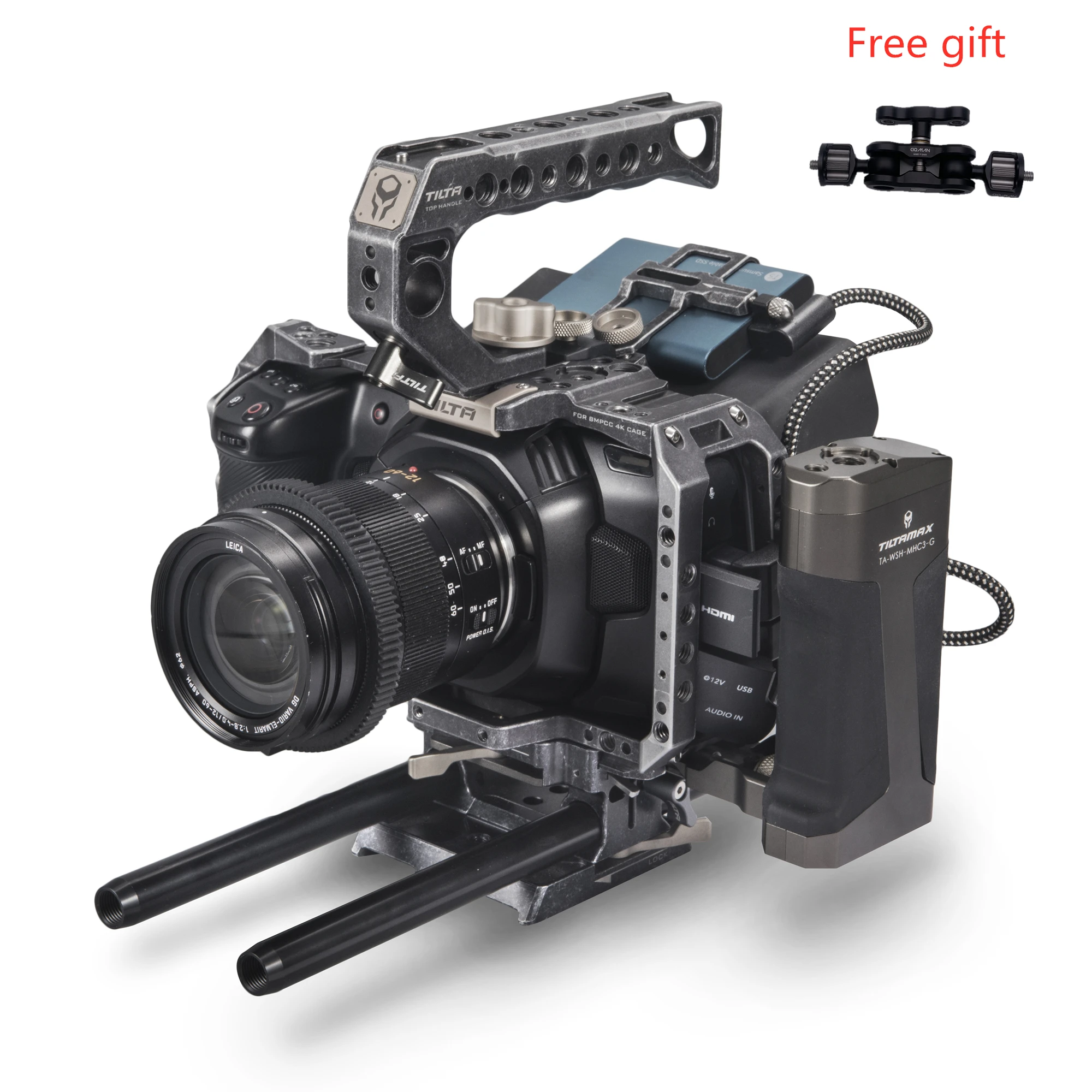 テレビ/映像機器 その他 TILTA BMPCC 4K Camera cage/case Blackmagic Pocket Cinema Camera 4K TA-T01-A  Tactical Grey KIT for Blackmagic Cinema Camera