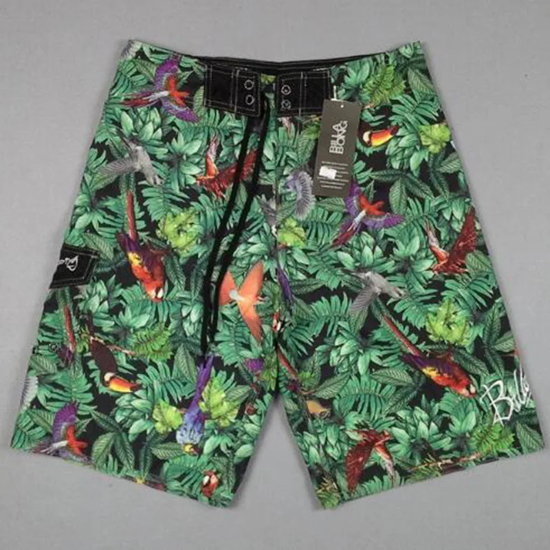 boardshorts men boardshort Board Shorts Mens New bermuda masculina man Summer Pants Beach wear Quick dry print swiming swimsuit - Цвет: 18