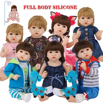 

Reborn Doll Baby 22 Inch 56CM Adorable Realistic Reborn Baby Doll With Crooked Mouth Lifelike Toddler Dolls Princess Family Toy