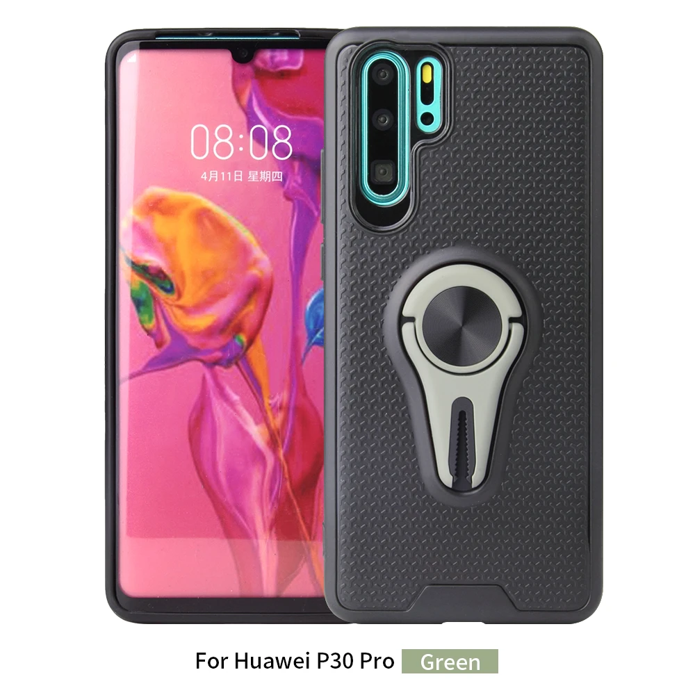 Green Для HUAWEI P30 P30Lite P30Pro Nova2i Nova4e Honor8X чехол newr Автомобильный кронштейн на выходе для Psmart Z Y9prime Psmart - Цвет: Green